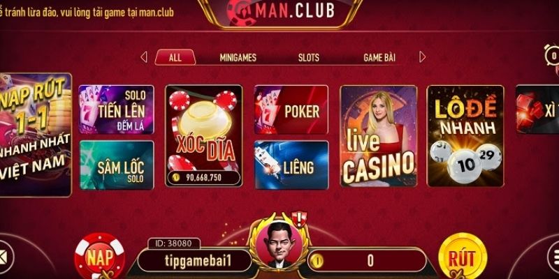 Giới thiệu cổng game Manclub