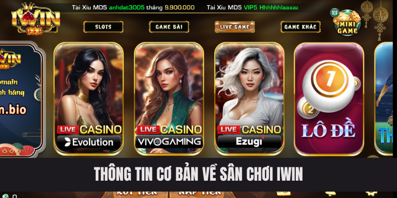 Thông tin cơ bản về sân chơi IWIN